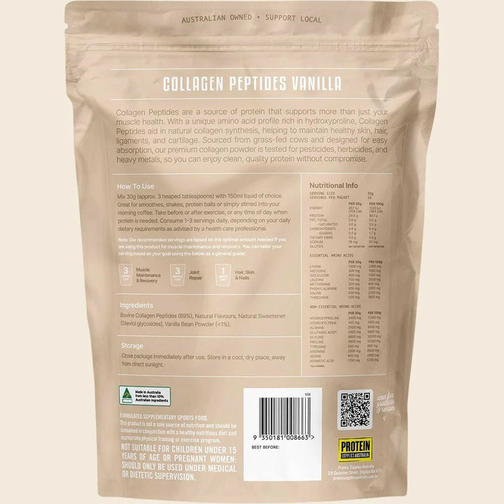 Bioactive Collagen Peptides - Vanilla - 500g - Yo Keto