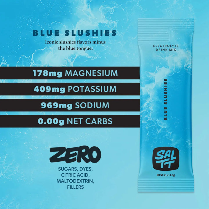 Blue Slushies - 30 Sticks - Love Low Carb