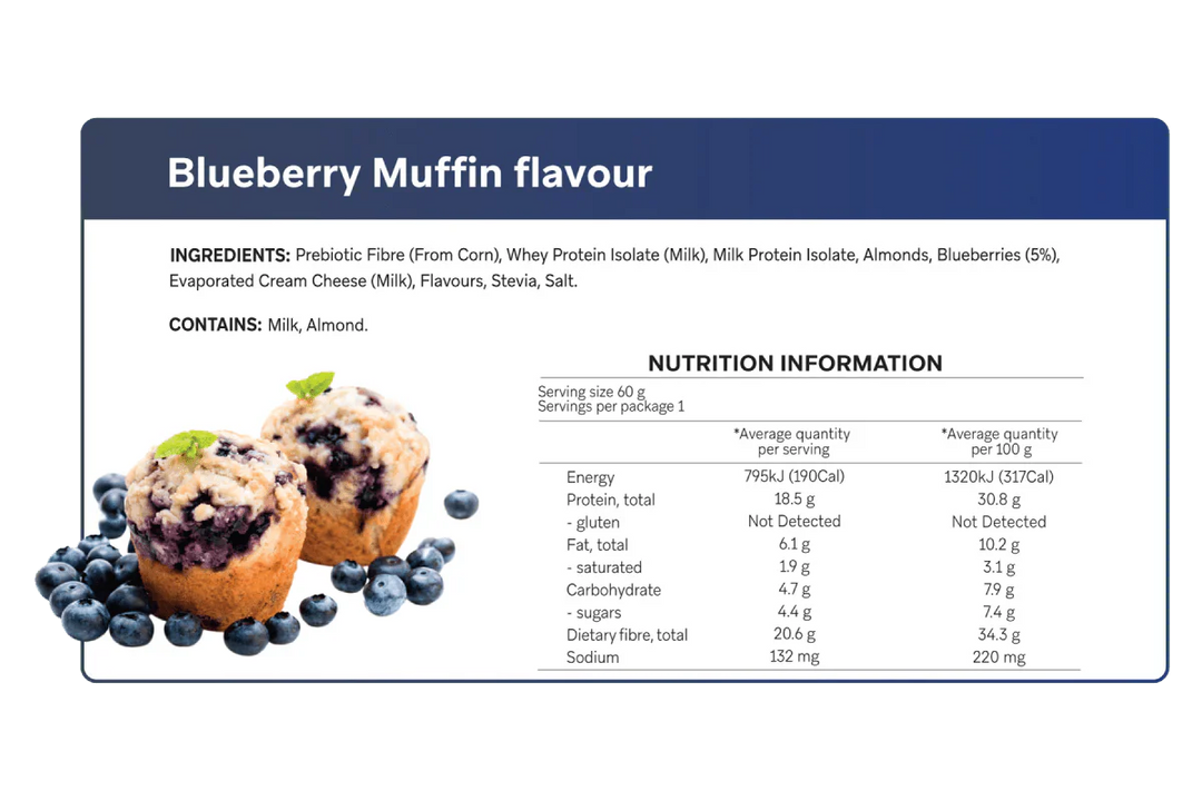 Blueberry Muffin Smart Protein Bar - Yo Keto