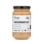 Jar of Bone Broth Body Glue - Natural - 390g by Gevity Rx with white label and black lid on white background