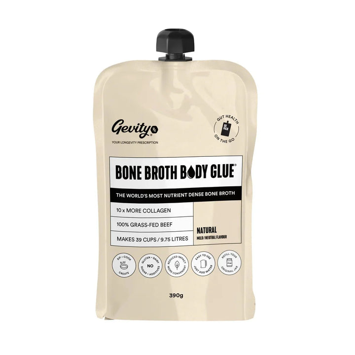 Bone Broth Body Glue - Natural - 390g Pouch - Love Low Carb