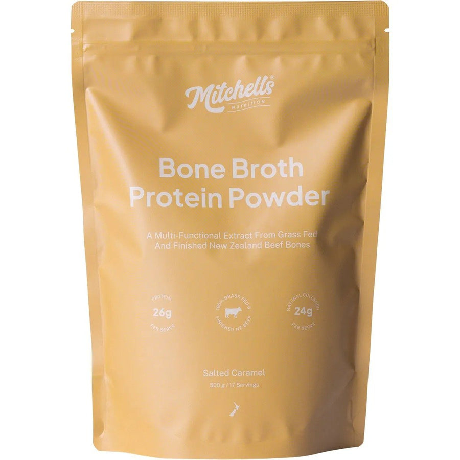 Bone Broth Protein Powder Salted Caramel - 500g - Yo Keto