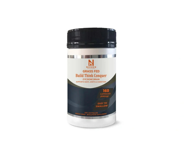 BUILD THINK CONQUER - Supports Sight, Joints, Cognition - 160 Capsules - Yo Keto