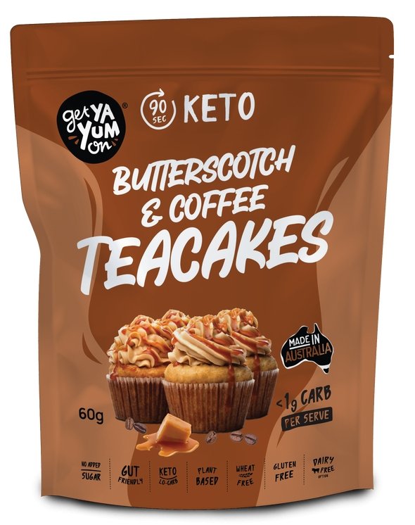 Butterscotch & Coffee Teacakes - Yo Keto