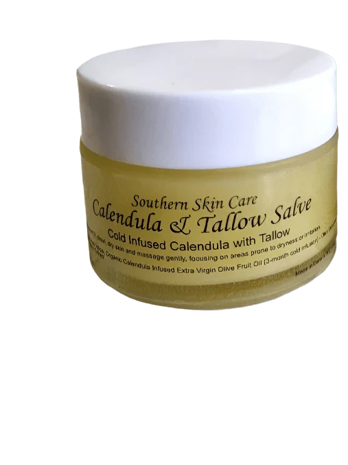 Calendula and Tallow Healing Salve - 50ml - Love Low Carb