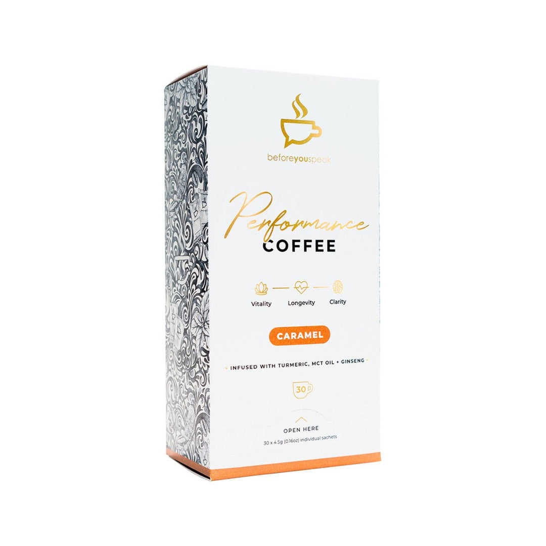 Caramel High Performance Coffee - 30 serve box - Yo Keto