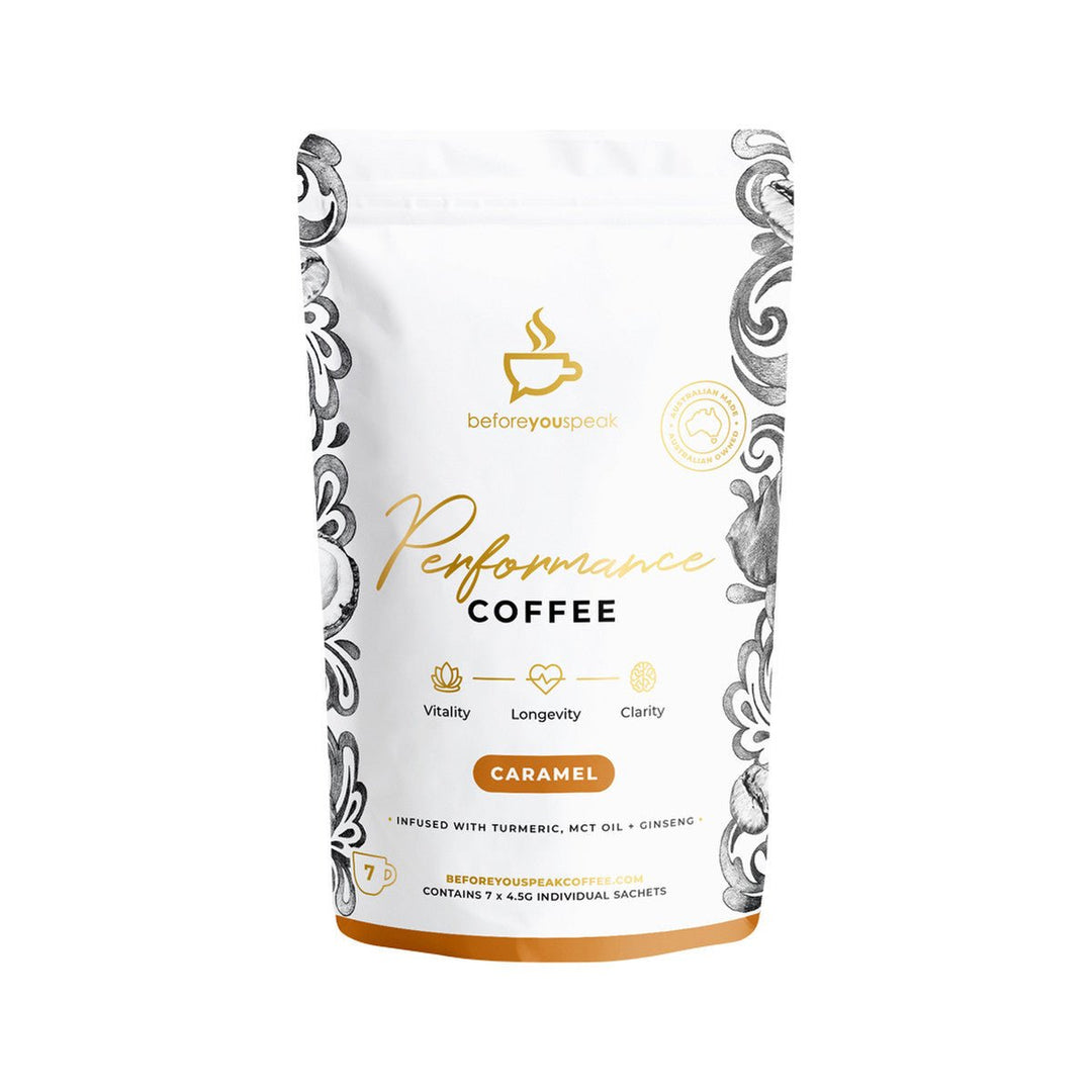 Caramel High Performance Coffee - 7 Serve Pouch - Yo Keto