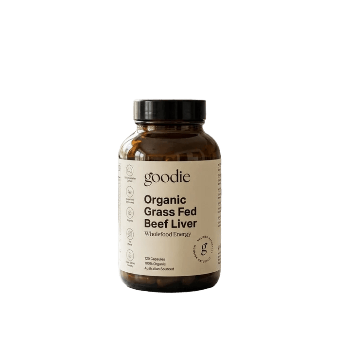 Certified Organic Grass Fed Beef Liver Capsules - 120 Capsules