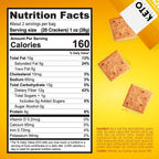 Cheddar & Onion Almond Flour Crackers - Yo Keto