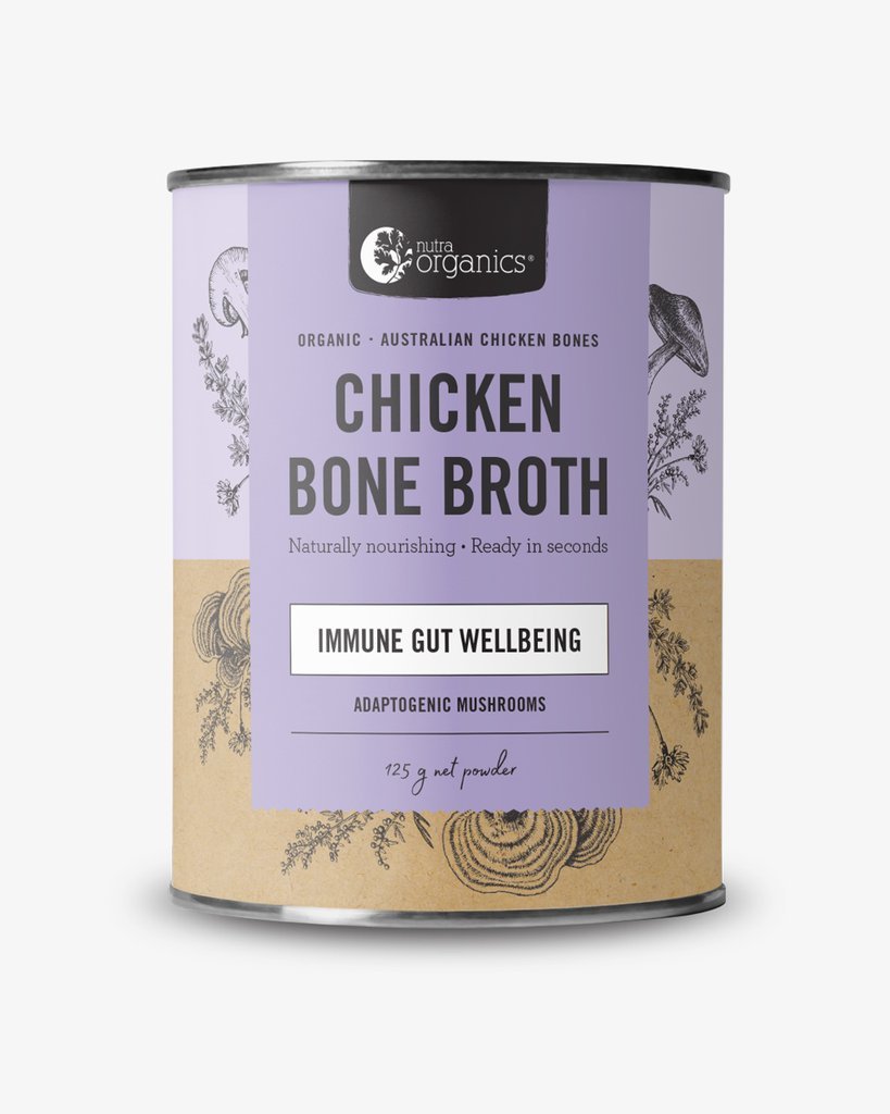 Chicken Bone Broth - Adaptogenic Mushroom - Love Low Carb