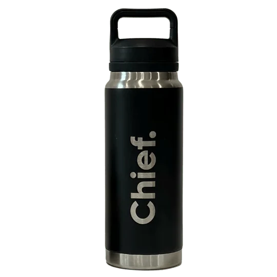 Chief Stainless Steel Water Bottle 800ml - Love Low Carb