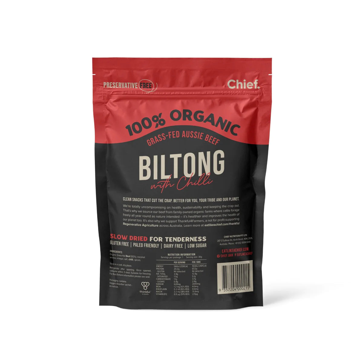 Beef Biltong Variety Pack - 30g x 3