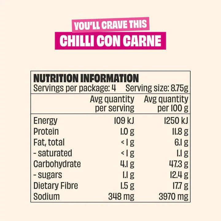 Chilli Con Carne Spice Blend - Yo Keto