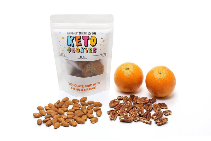 Chocolate Chip with Pecan & Orange Keto Cookies - 5 Pack