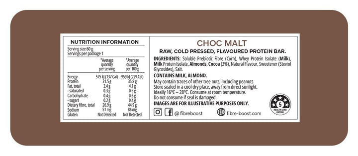 Choc Malt Protein Bar - Yo Keto