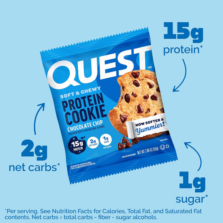 Chocolate Chip Protein Cookie - 59g - Yo Keto