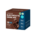 Venture Pal Chocolate Electrolyte Drink Mix - 30 Sticks box with chocolate pieces and electrolyte info on the packaging.