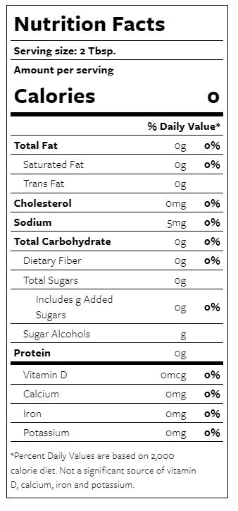 Chocolate Flavouring Syrup - 375ml - Yo Keto