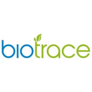 BioTrace logo with green leaf accent representing natural health for CMD Concentrated Mineral Drops - 120ml product line.