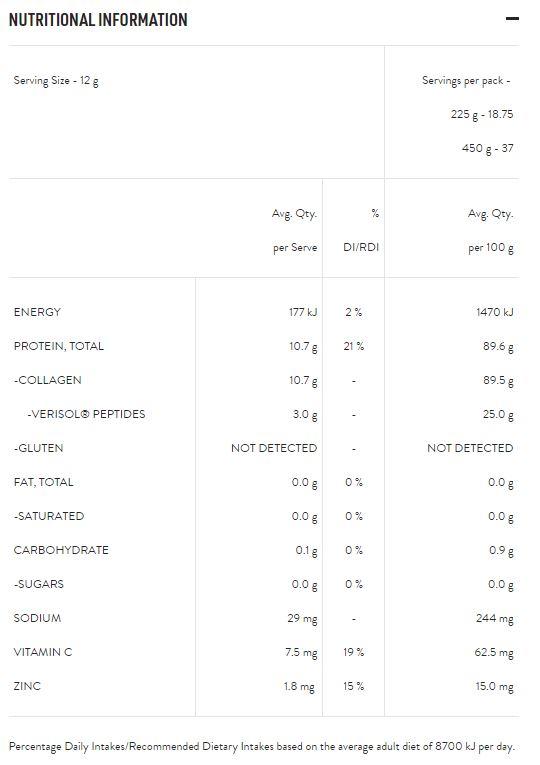 Collagen Beauty™ Unflavoured - 450g - Love Low Carb