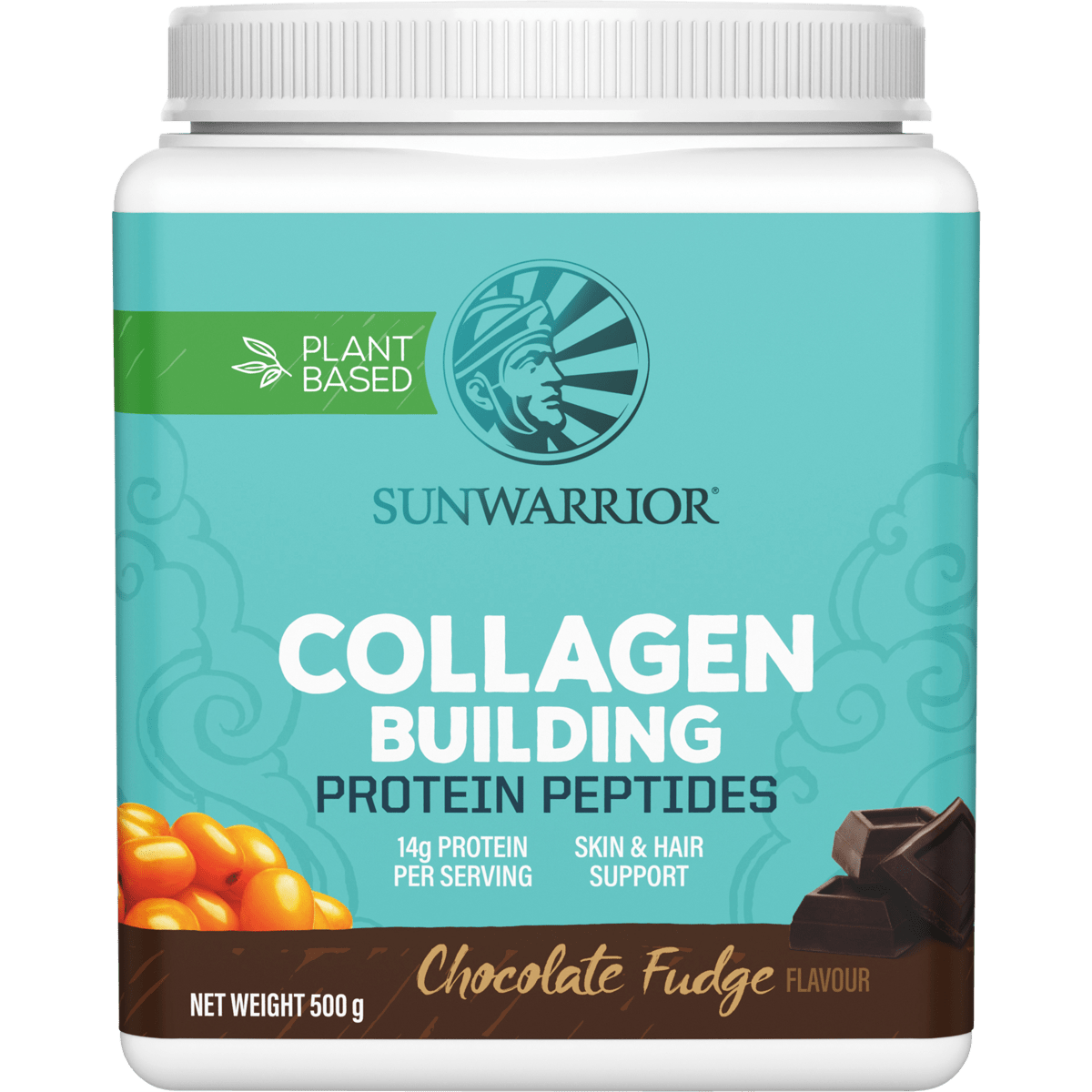 Collagen Building Protein Peptides Chocolate Fudge 500g
