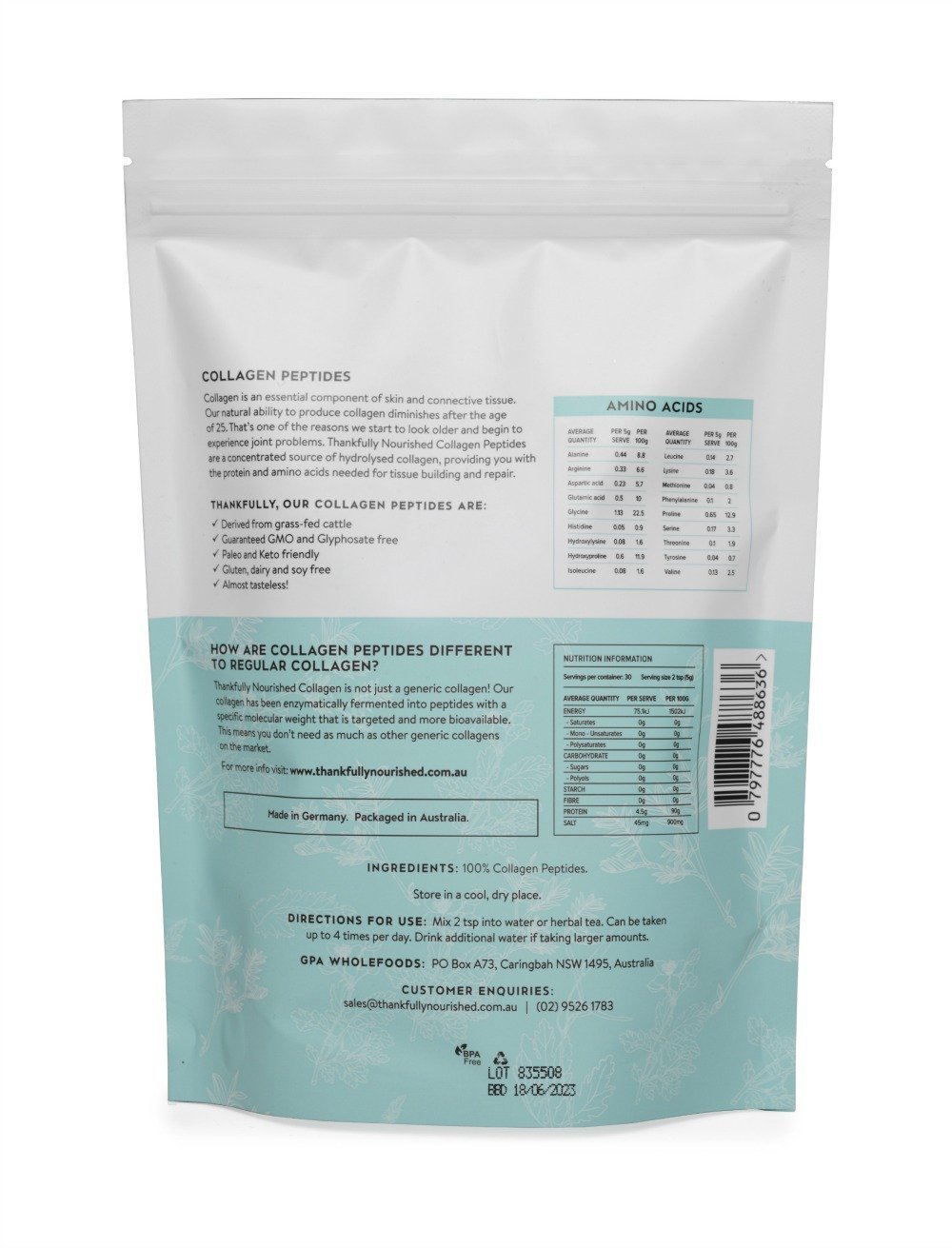 Collagen Peptides - 150g - Yo Keto