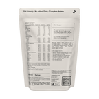 Back of the Switch Nutrition Collagen Peptides 938 g bag with nutrition information, ingredients and directions
