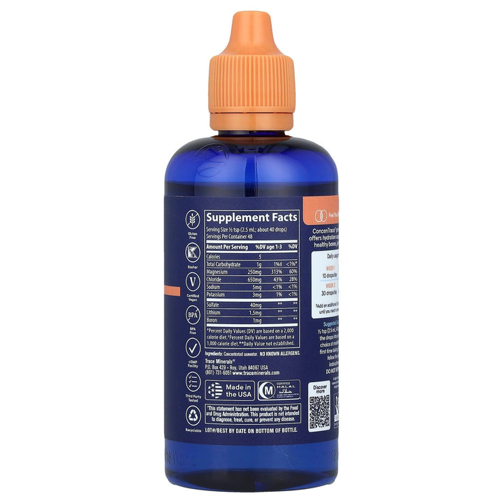 ConcenTrace - Trace Mineral Drops - 118ml - Love Low Carb