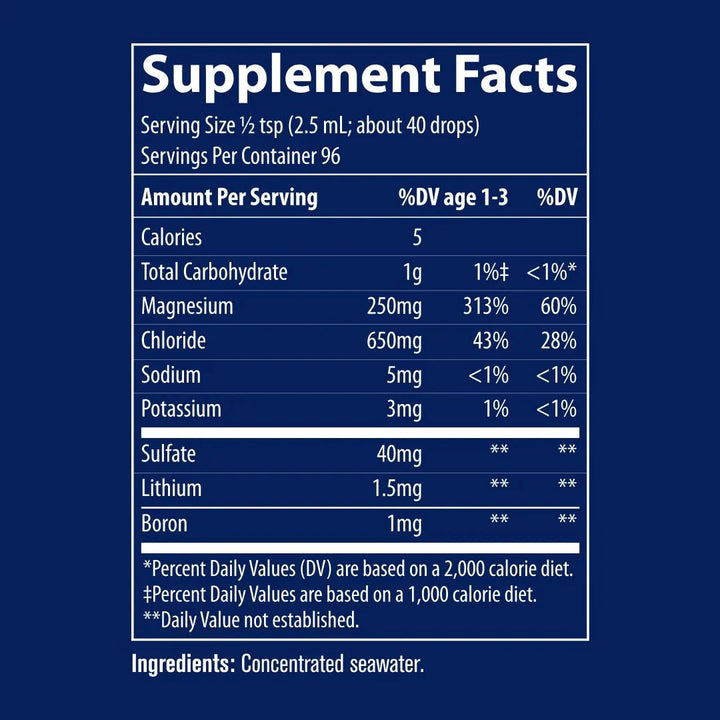 ConcenTrace - Trace Mineral Drops - 118ml - Love Low Carb