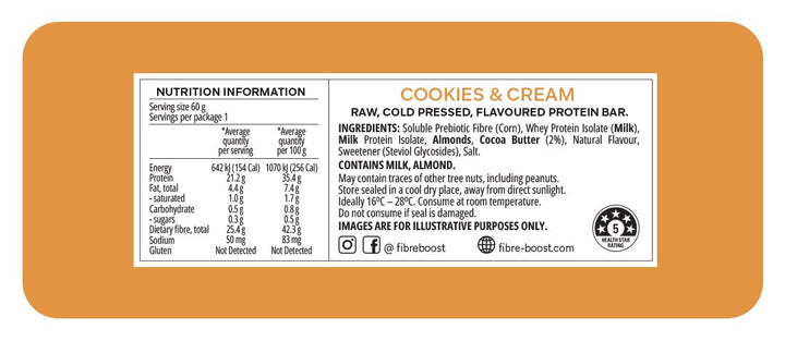 Cookies & Cream Protein Bar - Yo Keto