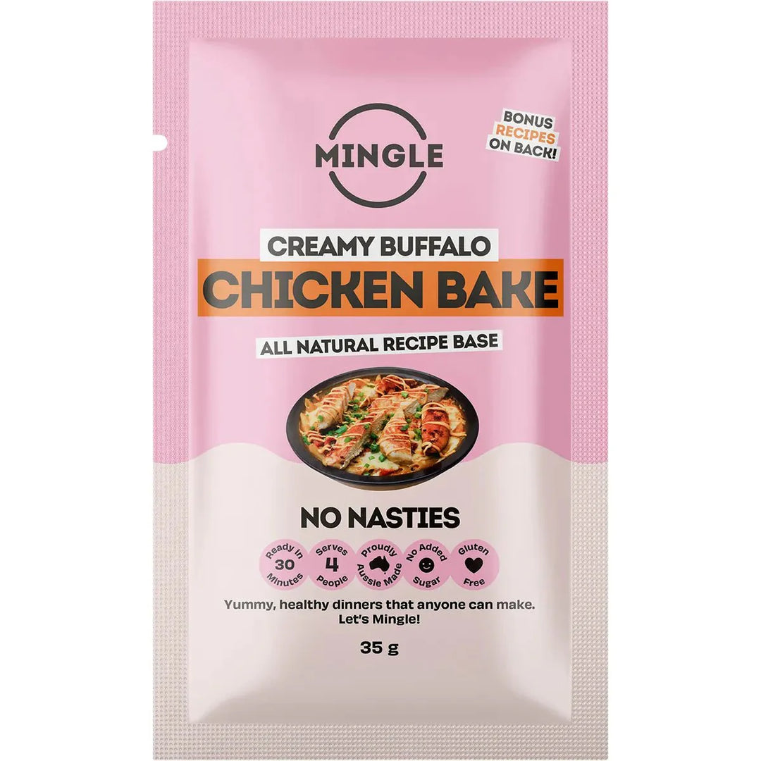Creamy Buffalo Chicken Bake - Yo Keto