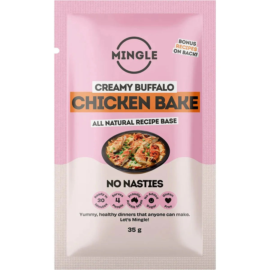 Creamy Buffalo Chicken Bake - Yo Keto