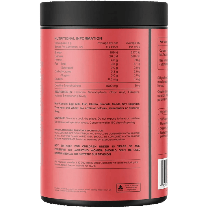 Creatine Monohydrate - Mango Passionfruit - 500g