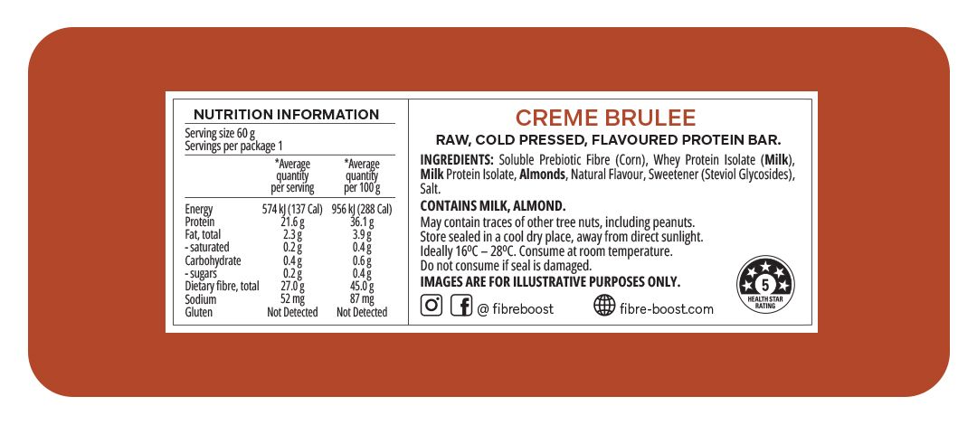 Crème Brulee Protein Bar - Yo Keto