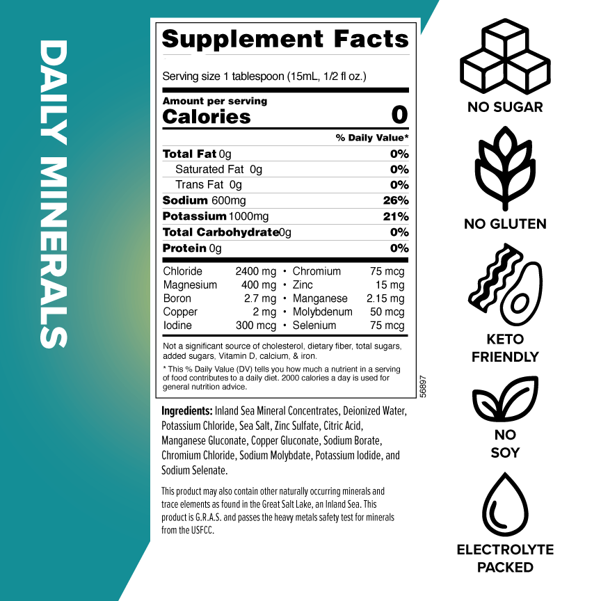 Daily Minerals - 60ml - Yo Keto