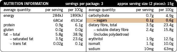 Dark Chocolate - Mint Crisp - No Sugar Added - 90g - Yo Keto