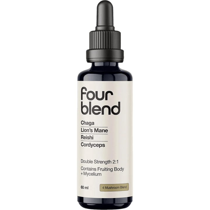 Four Blend Double Strength 2:1 Mushroom Liquid Extract - 60ml by Switch Nutrition in New Arrivals, Medicinal Mushrooms collections