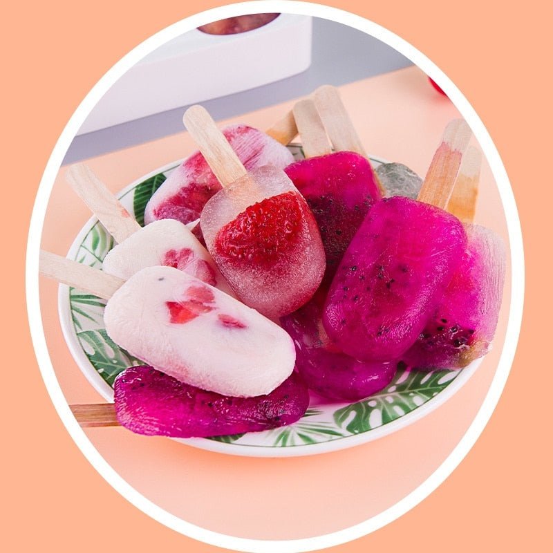 Ice Cream / Popsicle Mould - Large Ellipse + 50 Sticks