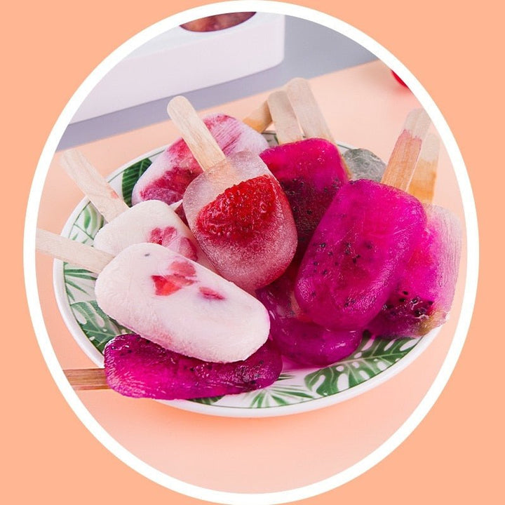 Ice Cream / Popsicle Mould - Large Ellipse + 50 Sticks