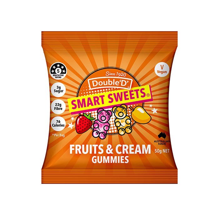 Fruits & Cream Gummy Bears - 12 Pack - Yo Keto