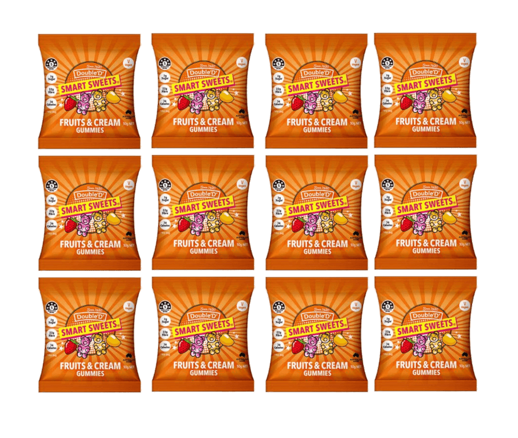 Fruits & Cream Gummy Bears - 12 Pack - Yo Keto