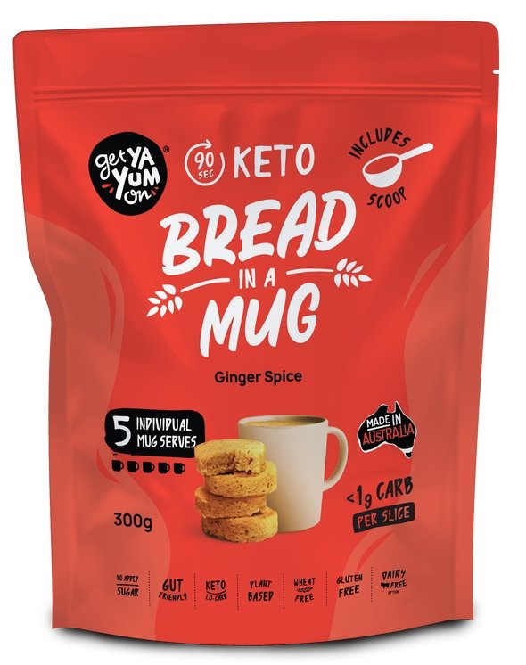 Ginger Spice - Bread In A Mug - Value Pack - Yo Keto