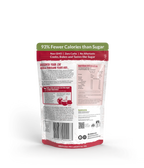 Back of Golden Monkfruit Sweetener pack by Lakanto showing nutritional info and product benefits in red and white design