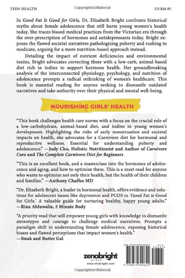 Good Fat is Good for Girls: Puberty and Adolescence - Love Low Carb