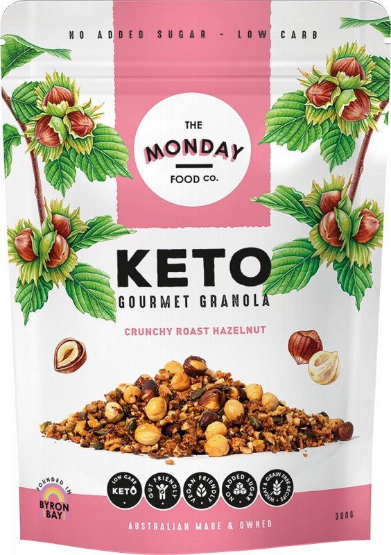 Gourmet Keto Granola - Crunchy Roast Hazelnut - 300g - Yo Keto