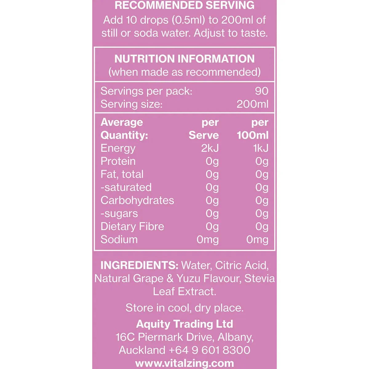 Grape & Yuzu WaterDrops - Love Low Carb