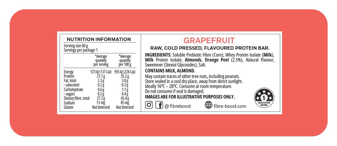 Grapefruit Protein Bar - Yo Keto