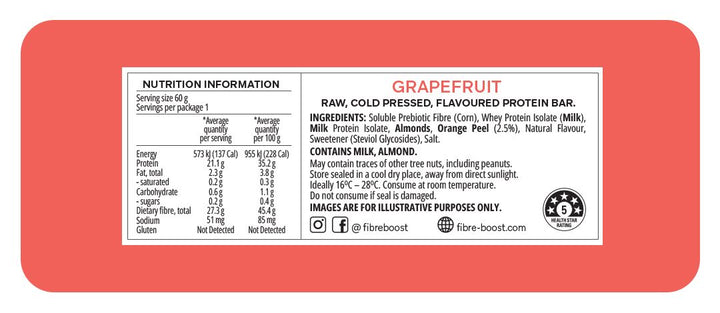 Grapefruit Protein Bar - Yo Keto