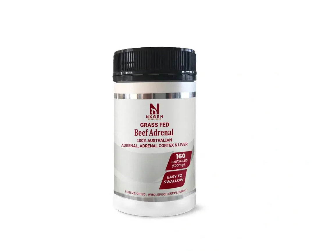 Grass Fed Beef Adrenal - 160 Capsules - Love Low Carb