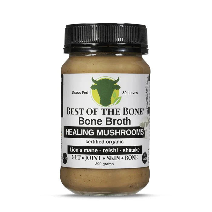 Grass - fed Beef Bone Broth Concentrate - Healing Mushroom - Love Low Carb